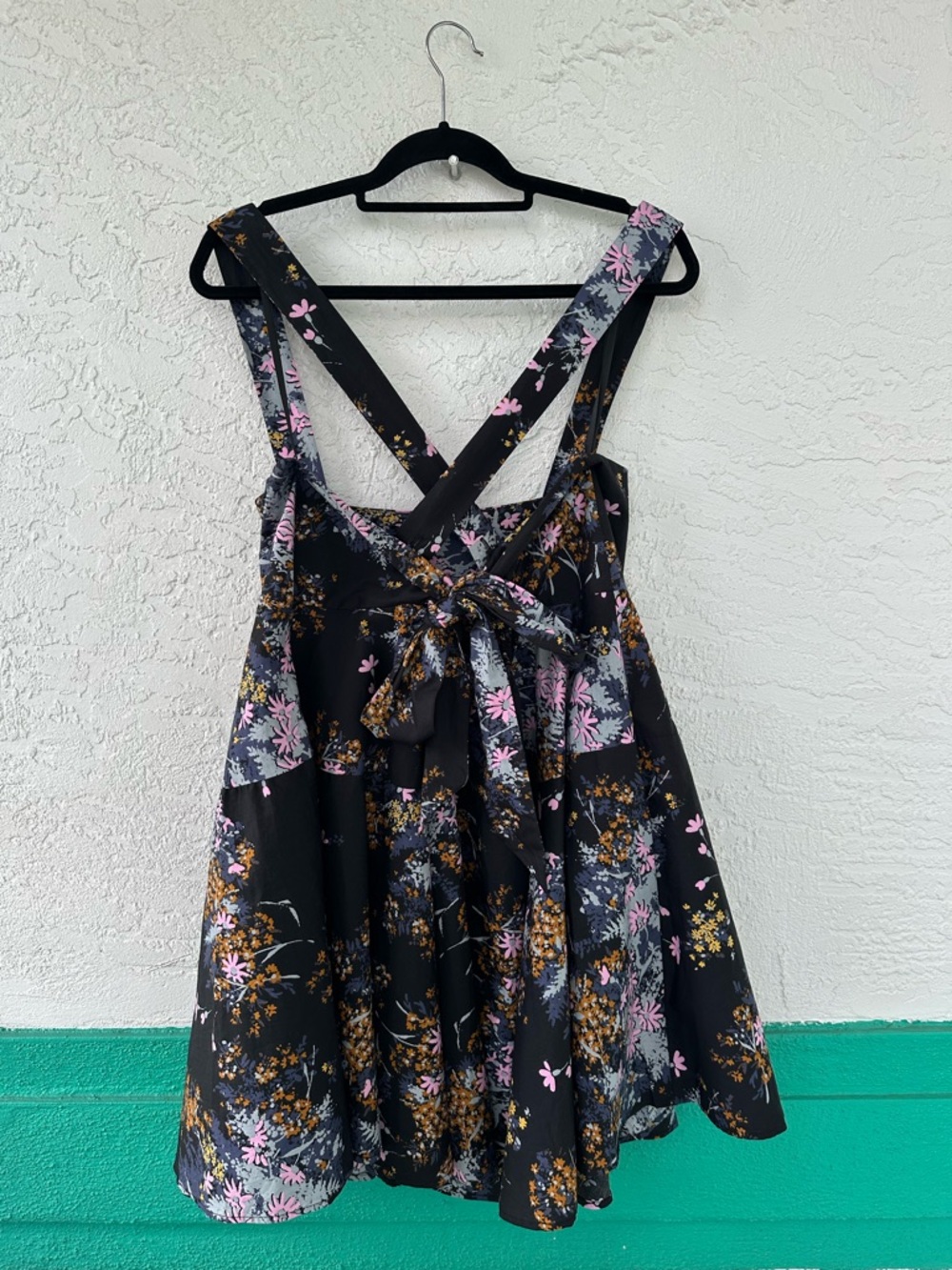 Free People Let The Sunshine In Print Cotton Pockets Dress Floral XL - Picture 4 of 14